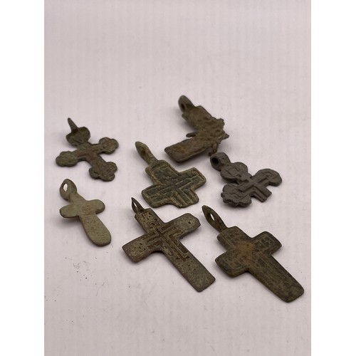 100 - Collection Of Christian Crosses 1200-1400AD.