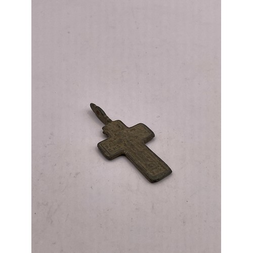 105 - Roman ? Crucifix Pendant.