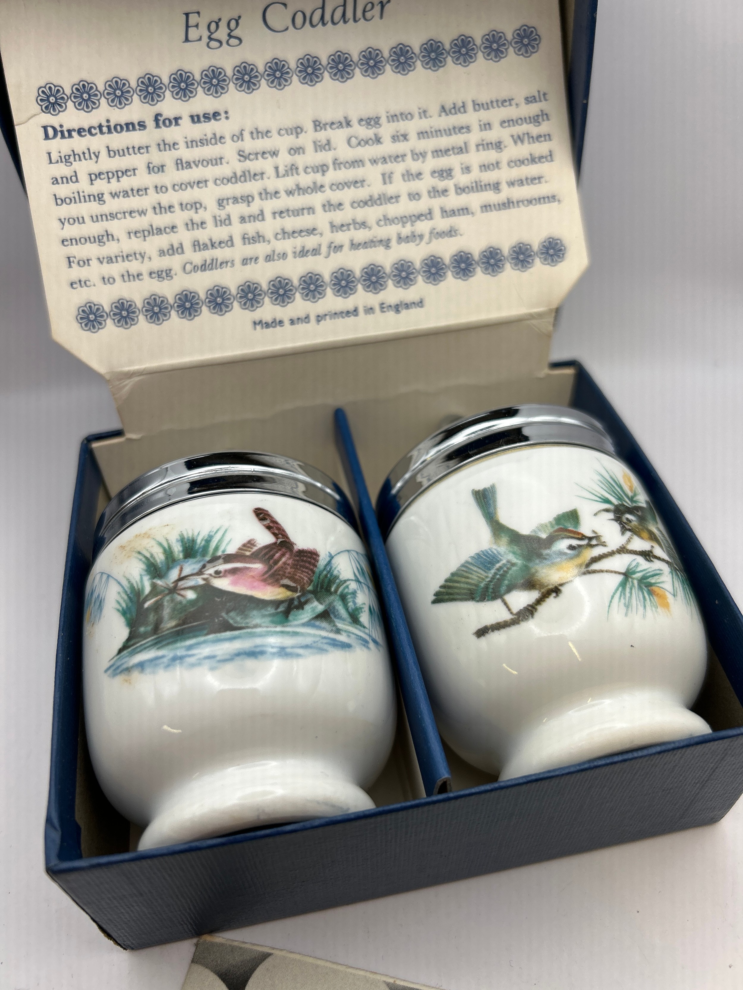 Royal Worcester Egg Coddler Bird Egg Coddler 