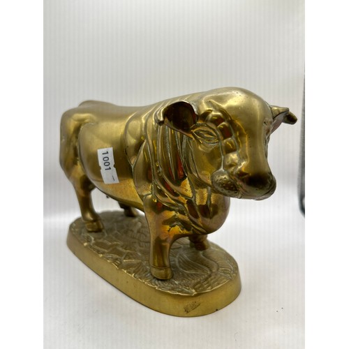 127 - Brass Bull Figure Standing 4