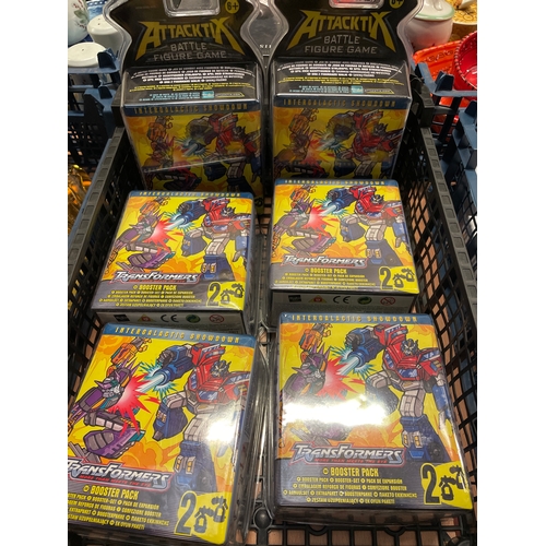 168 - Tray Of New Boxed Attacktix Battle Figure Game.