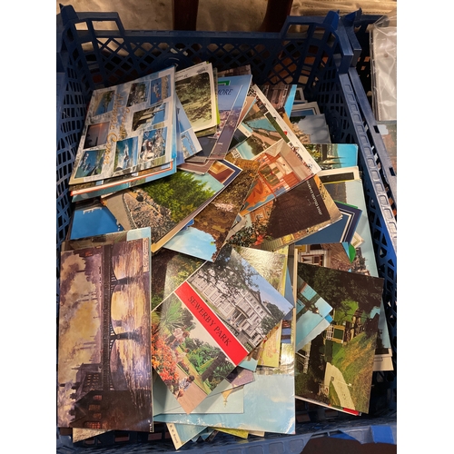 184 - Tray Of Carious Postcards.