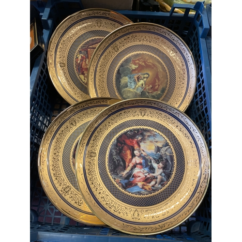 192 - Tray Of Collectible Limited Edition Plates.