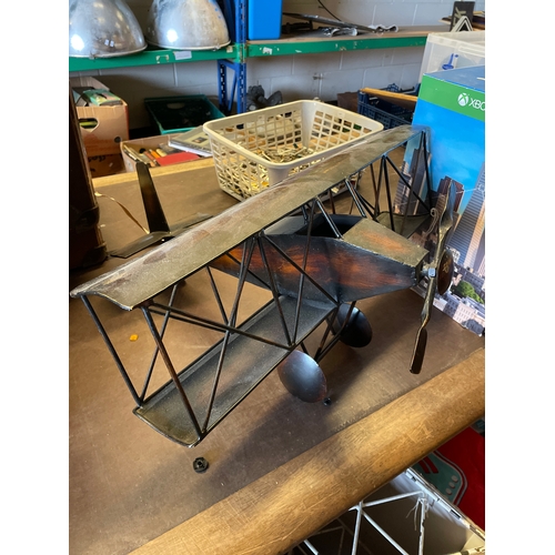 202 - Large Model Tin Plate Plane 20