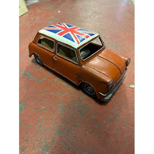 209 - Tin Plate Mini Cooper