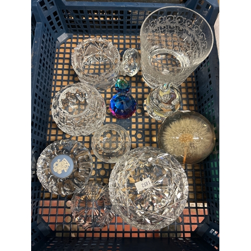 231 - Tray of Various Glassware