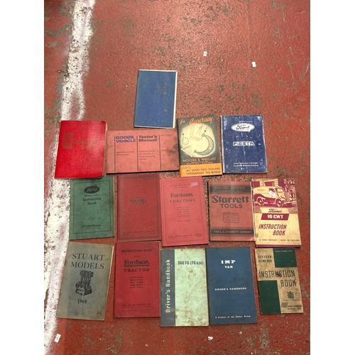 237 - Various Car and Tractor Manuals