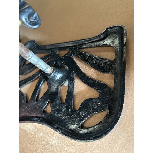 430 - Cast Iron Trivet Made By Justryte Number 75370 Possibly Military.