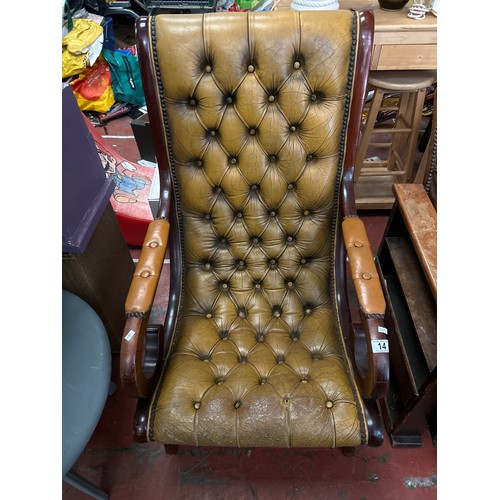 14 - Chesterfield Slipper Chair