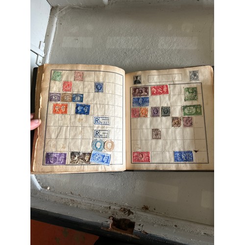 138 - Vintage Stamp Album With Stamps From Around The World.