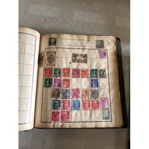 138 - Vintage Stamp Album With Stamps From Around The World.