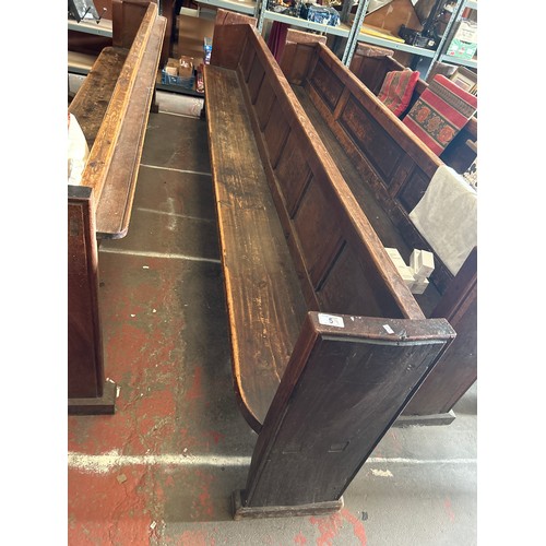 5 - Fabulous Antique Church Pew From St Laurence Church Hatfield Possibly Dating From Late 17th Century.... 