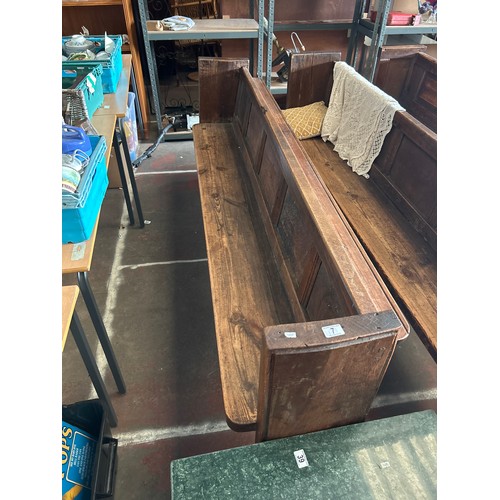 7 - Fabulous Antique Church Pew From St Laurence Church Hatfield Possibly Dating From Late 17th Century.... 