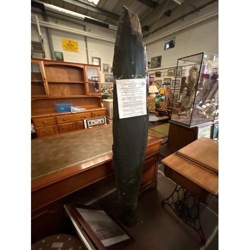 495 - Rare WW2 Avro Lancaster Propeller Blade Laminated Early Version. Standing approx 6ft.