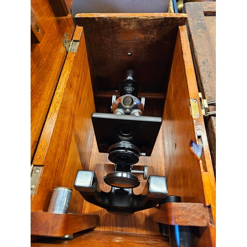 139 - Bausch & Lomb Optical Co. Microscope Boxed.