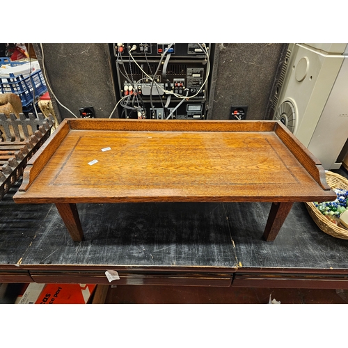 157 - Wooden Lap Tray 23.5 x 12