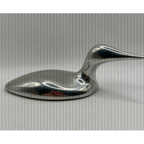 8 - Hoselton, Sculpture Of A Duck , Polished Aluminium.5