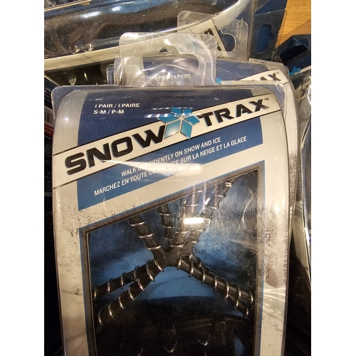 171 - Tray Of Snow Trax Shoe Grips Aprox 14.