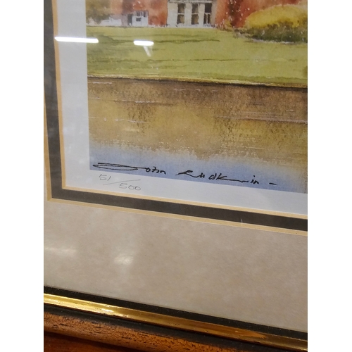 188 - Signed Print Of Clumber Park. 22x13.5 