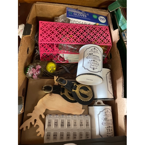 303 - Two Boxes Of Miscellaneous Items Including Ceramics And Glass.