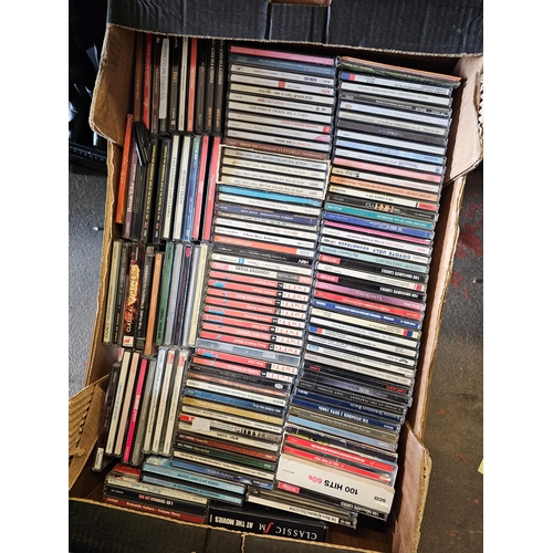 310 - Two Boxes Of CD's To Include Various Artists.