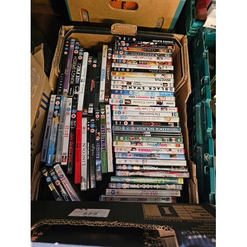 314 - Two Boxes Of Various DVDs.