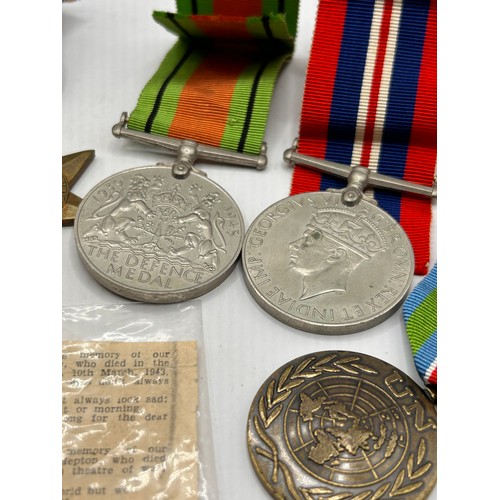 27 - Collection Of Medals Believed To Be Attributed To Clarence Edgar Hepton Fusilier 4616837 KIA 1943, A... 