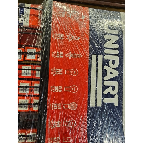 386 - Box Of Various Sized Unipart Auto Bulbs.