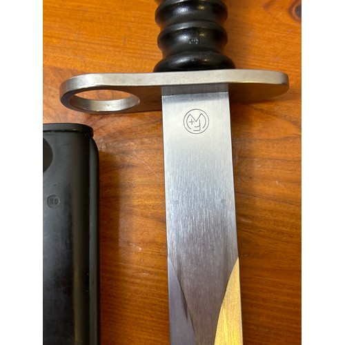 237 - Swiss Victorinox Bayonet In Sheath.