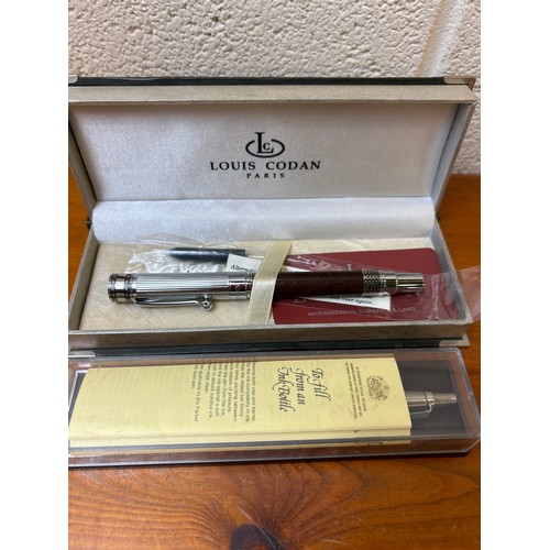 225 - Boxed Louis Codan Fountain Pen Plus Parker Pen.