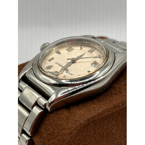 275 - Unisex Vintage Armani Watch, Automatic Movement, Stainless Steel , Running When Checked.