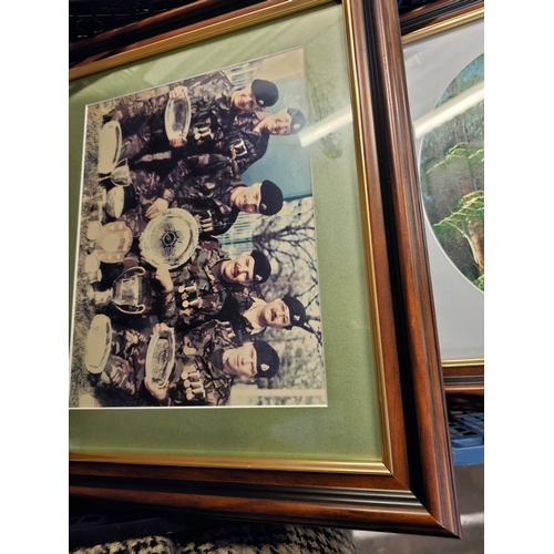 670 - Five Framed Military Related Pictures.