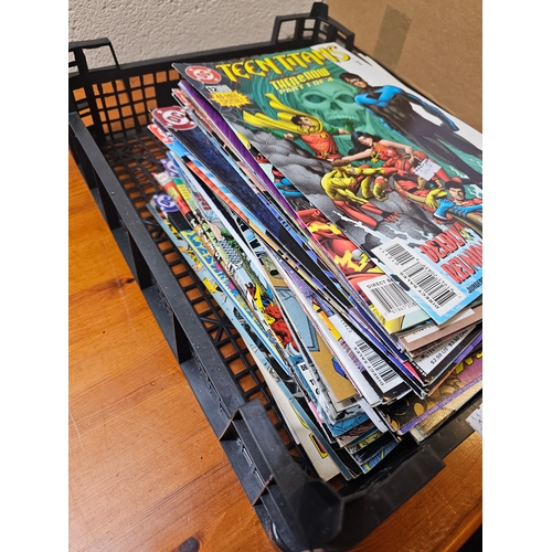 741 - Tray Full Of DC Comics.