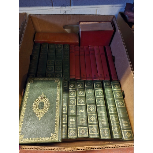 771 - Two Boxes Of Charles Dickens And Hodder And Stoughton.