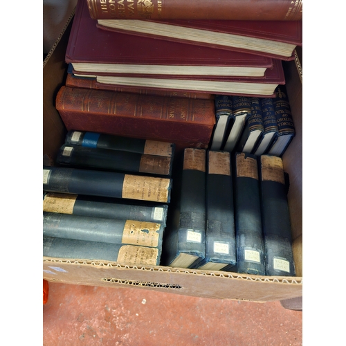 773 - Box To Contain Waverley, Virtue And S. R Gardener Books.