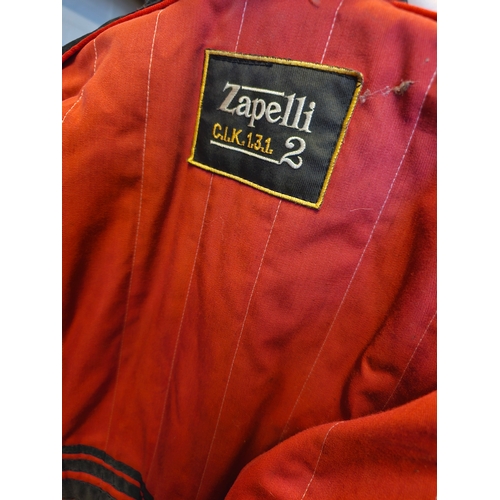 776 - Zapelli Race Suit Size M.