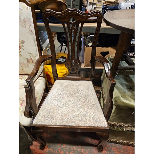 835 - Lot Of Various Furniture Items Including Foldable Table And Rocking Footstool, Plus Two Lidded Foot ... 