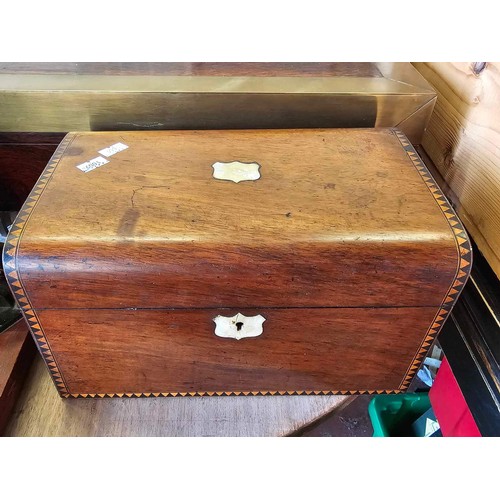 126 - Wooden Storage Box 11x7