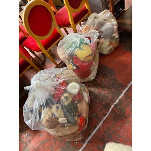 1049 - Three Large Bags Full Of Teddy’s Plus New York Knicks Teddy.