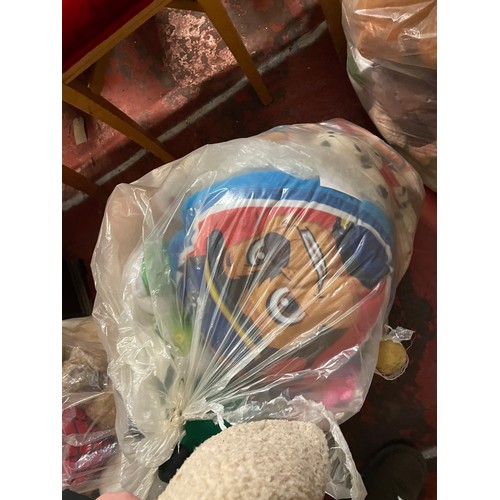 1049 - Three Large Bags Full Of Teddy’s Plus New York Knicks Teddy.