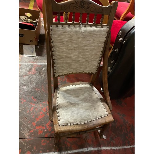 1053 - Lovely Rocking Chair 18” x 38”.