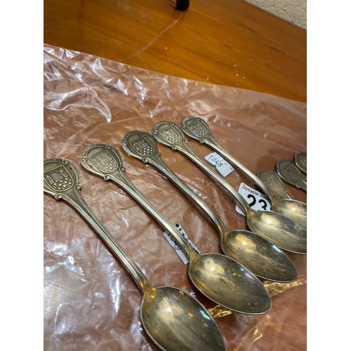 231 - Set Of German Silver Spoons And Forks, Total Weight 270g.