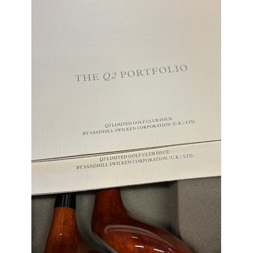 125 - The Qe 2 Portfolio Golf Club Issue, Very Rare Limited To 500 Sets In The Uk, All Paperwork Inc.