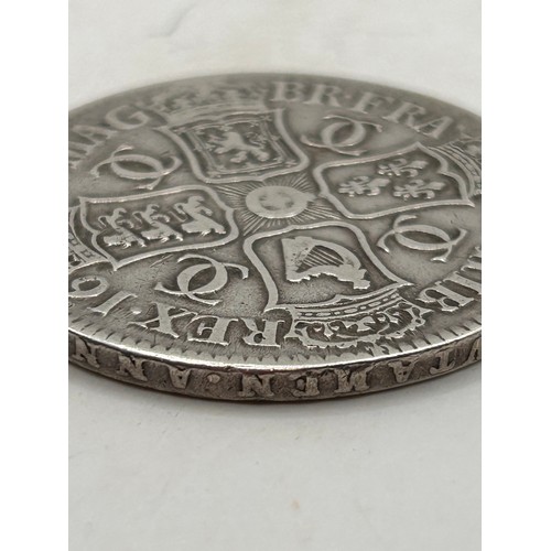 1037 - 1676 Charles 11 Silver Crown.