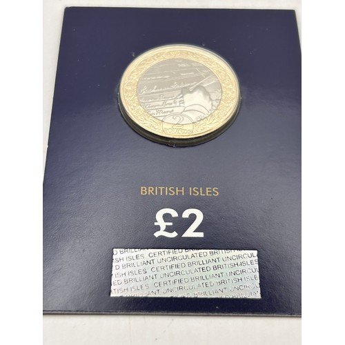 66 - Change Checker Uncirculated IOM £2 Coin.