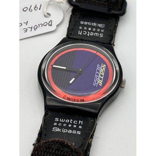 87 - Vintage Swatch , Access 1990, Running.