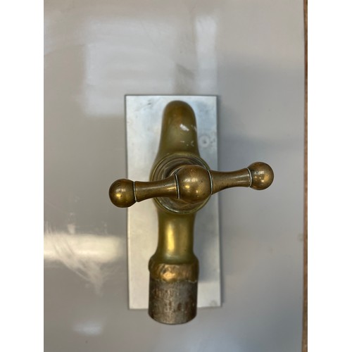 31 - Vintage Desk Decorative Brass Tap 9” x 7”.