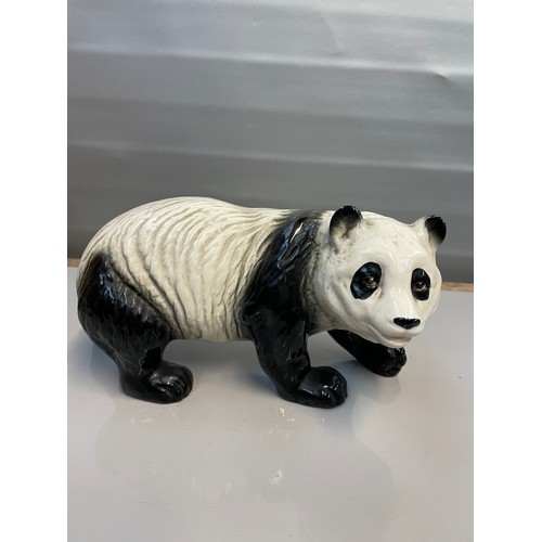 32 - Ceramic Melba Ware Figure Of A Panda 9” x 5”.