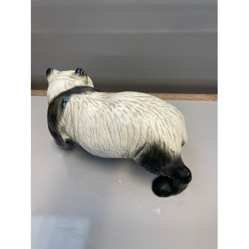 32 - Ceramic Melba Ware Figure Of A Panda 9” x 5”.