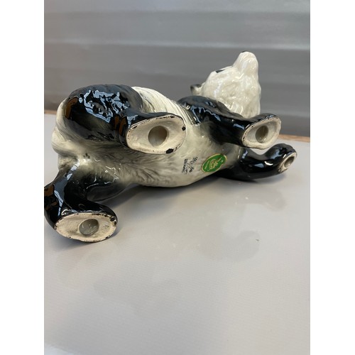 32 - Ceramic Melba Ware Figure Of A Panda 9” x 5”.